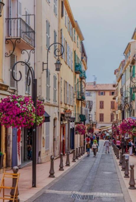 Charmant Studio Renove A Antibes, Plage A 10 Min A Pied Exteriér fotografie